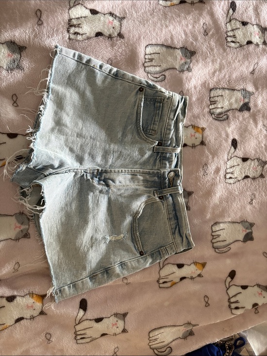 PacSun Pants - NWOT Light Blue Denim Cutoff Shorts - Casual High-Rise Women's Shorts